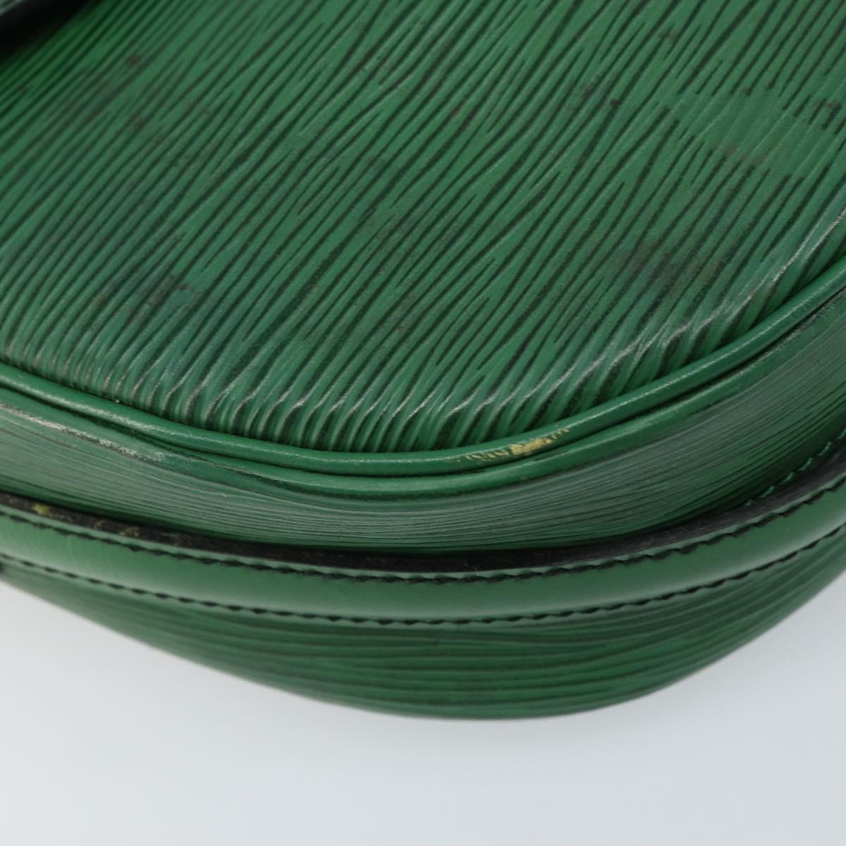 LOUIS VUITTON Epi Jeune Fille MM Shoulder Bag Green M52154 LV Auth ARZ443