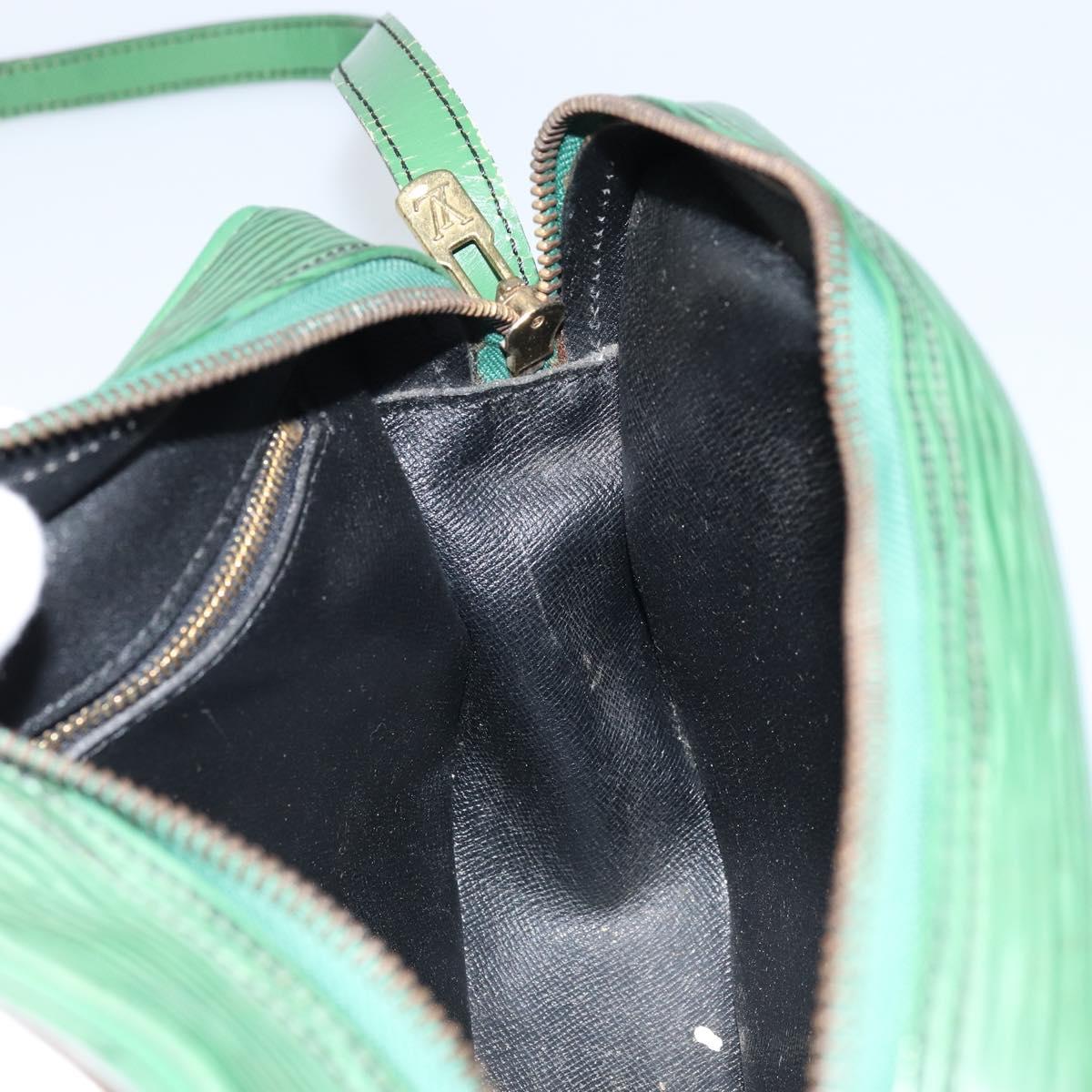 LOUIS VUITTON Epi Jeune Fille MM Shoulder Bag Green M52154 LV Auth ARZ443