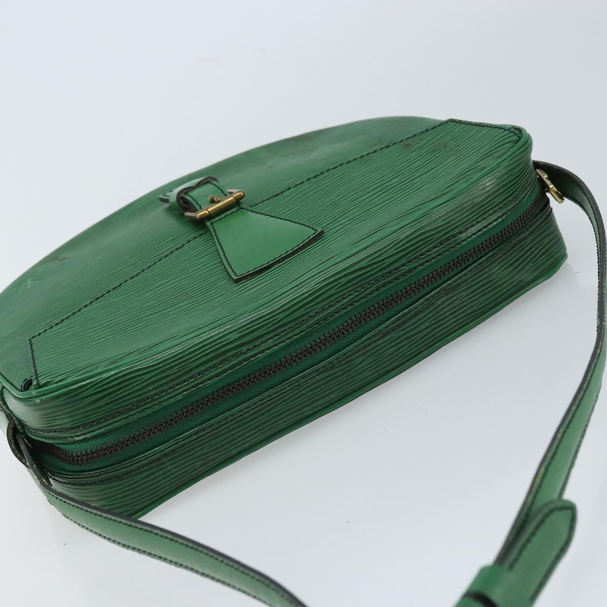 LOUIS VUITTON Epi Jeune Fille MM Shoulder Bag Green M52154 LV Auth ARZ443