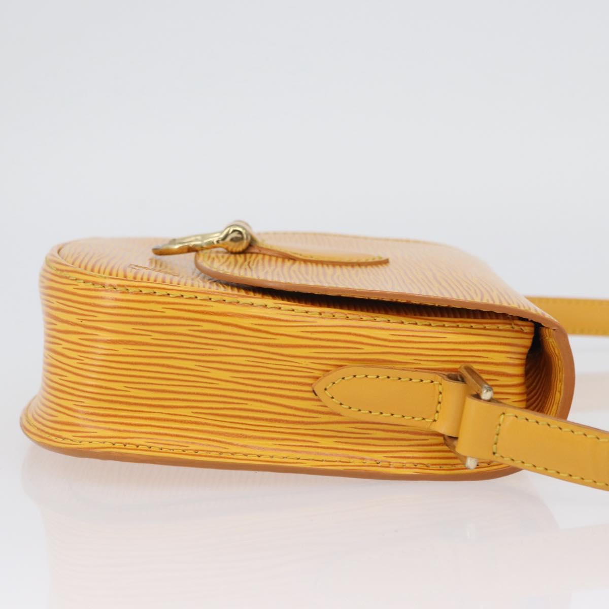 LOUIS VUITTON Epi Saint Cloud PM Shoulder Bag Yellow M52219 LV Auth ARZ450