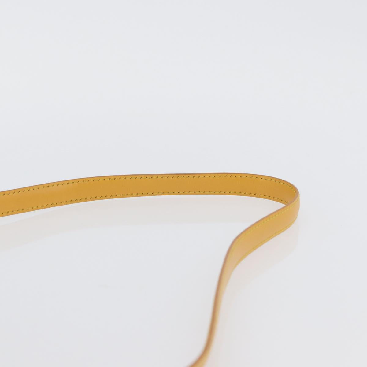 LOUIS VUITTON Epi Saint Cloud PM Shoulder Bag Yellow M52219 LV Auth ARZ450