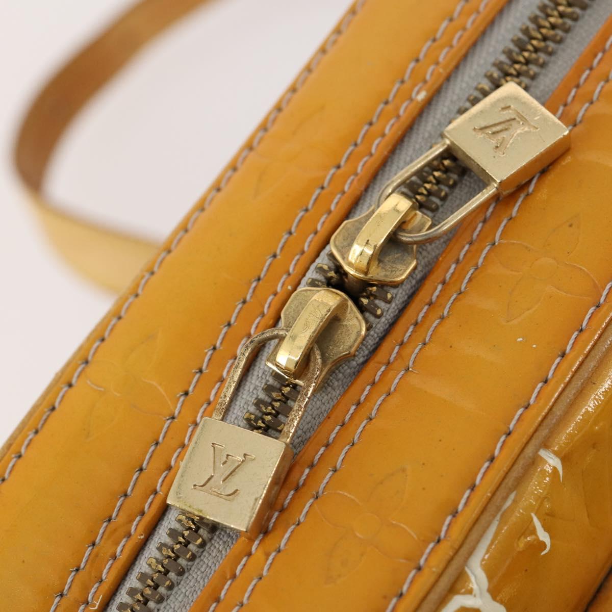 LOUIS VUITTON Monogram Vernis Marley Backpack Gris M91038 LV Auth ARZ451