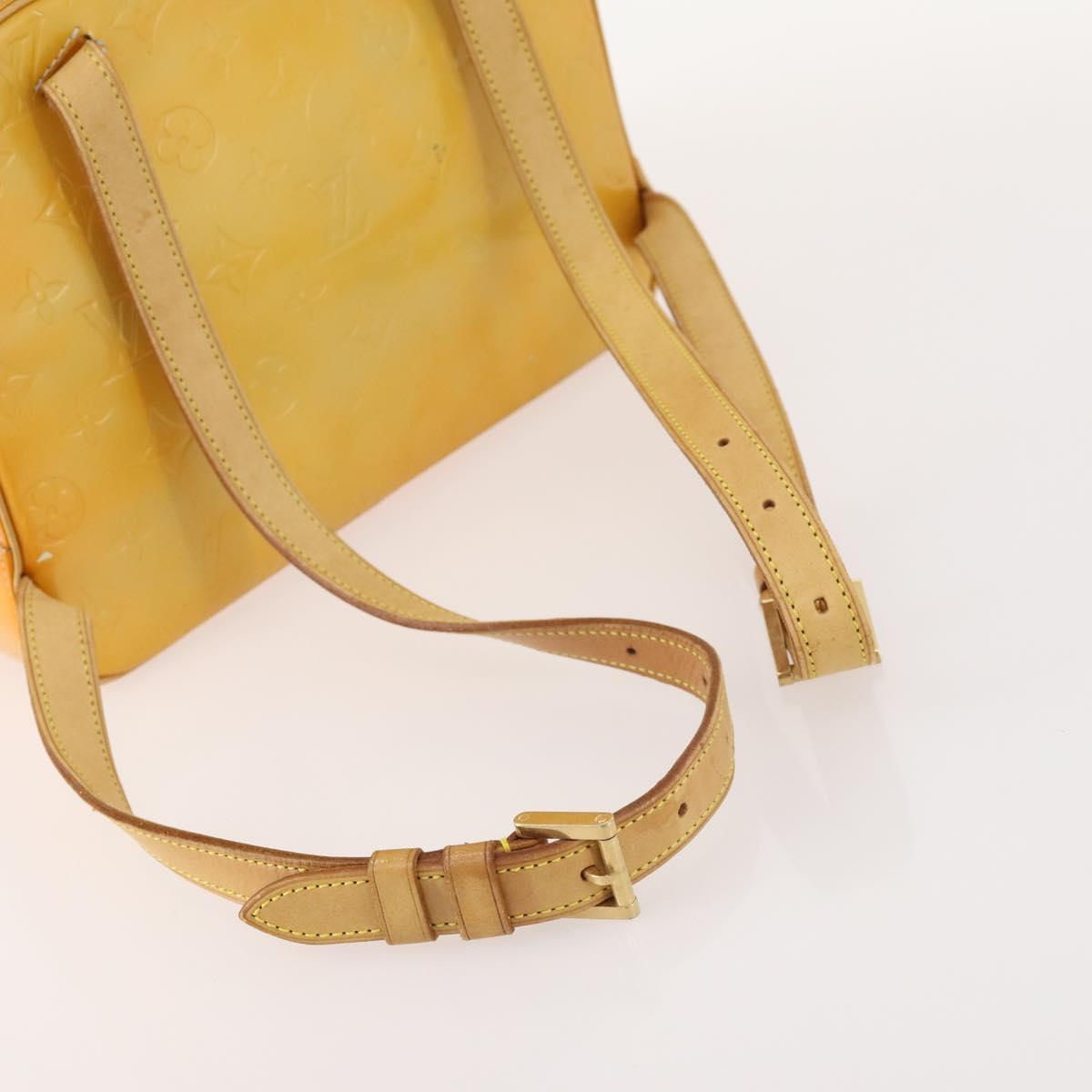 LOUIS VUITTON Monogram Vernis Marley Backpack Gris M91038 LV Auth ARZ451