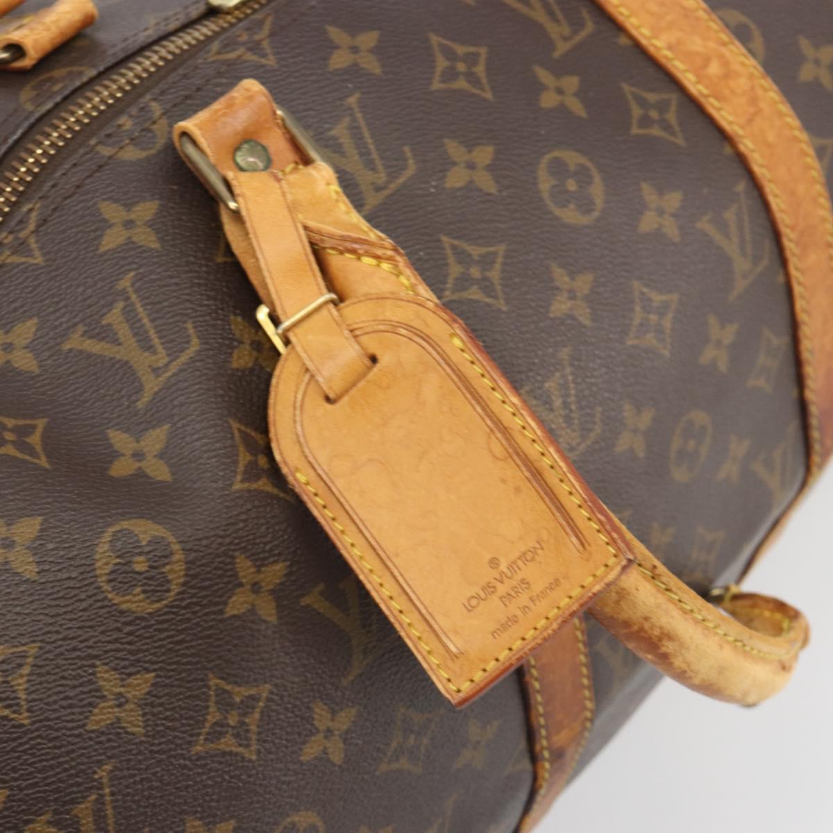 LOUIS VUITTON Monogram Keepall Bandouliere 50 Boston Bag M41416 LV Auth ARZ457