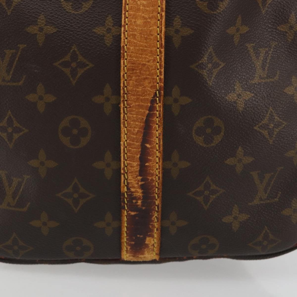 LOUIS VUITTON Monogram Keepall Bandouliere 50 Boston Bag M41416 LV Auth ARZ457