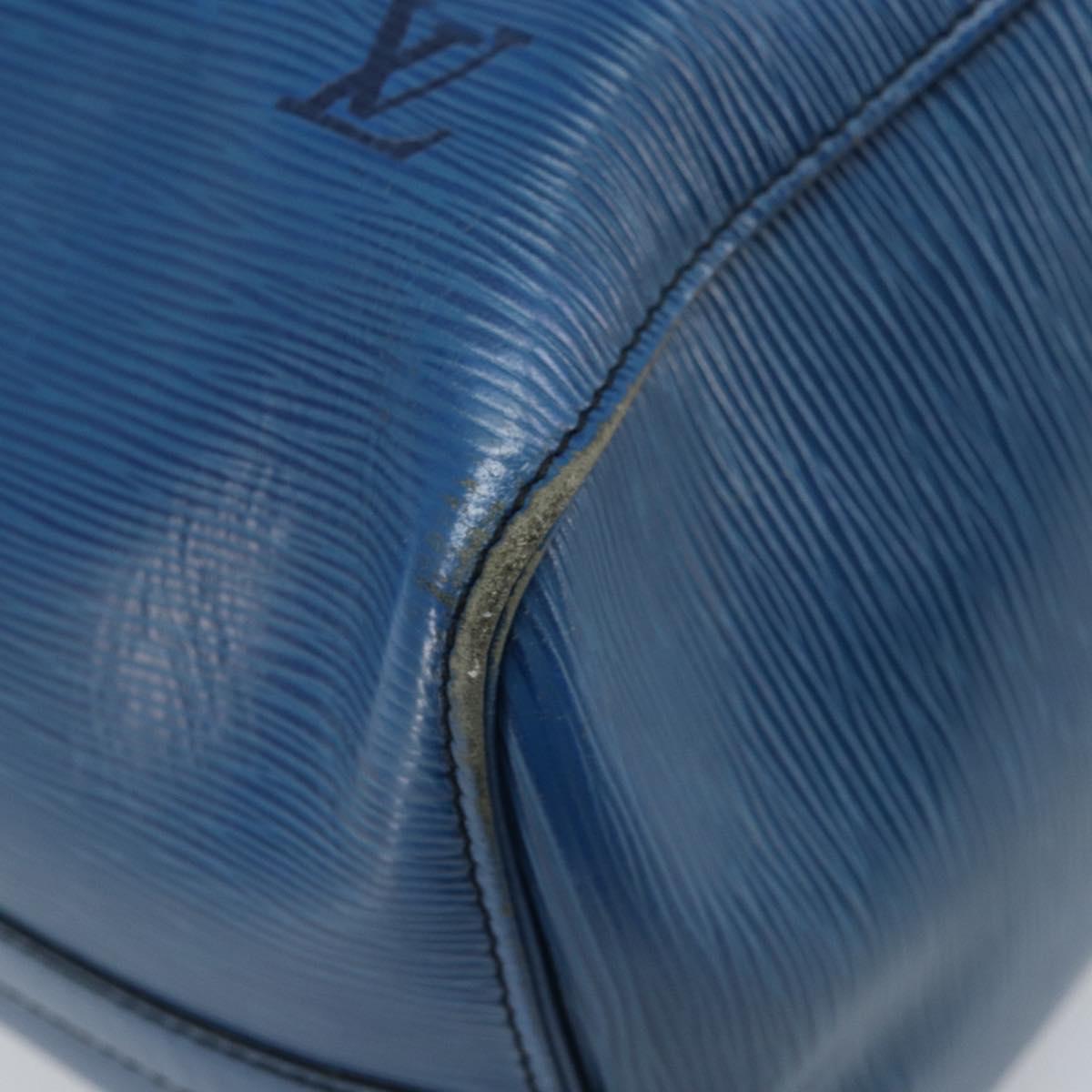 LOUIS VUITTON Epi Speedy 35 Hand Bag Toledo Blue M42995 LV Auth ARZ466