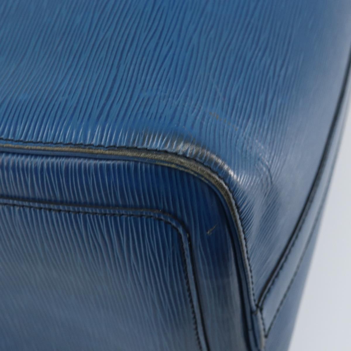 LOUIS VUITTON Epi Speedy 35 Hand Bag Toledo Blue M42995 LV Auth ARZ466