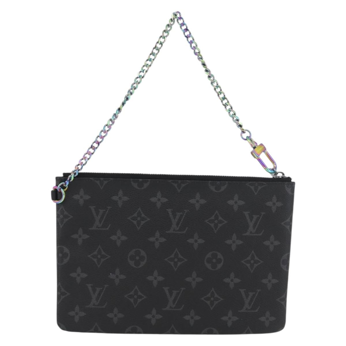 LOUIS VUITTON Monogram Eclipse Fragment iPhone Case M64449 LV Auth ARZ468M