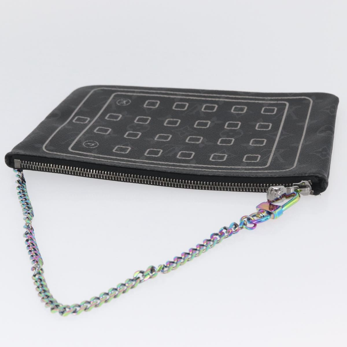 LOUIS VUITTON Monogram Eclipse Fragment iPhone Case M64449 LV Auth ARZ468M