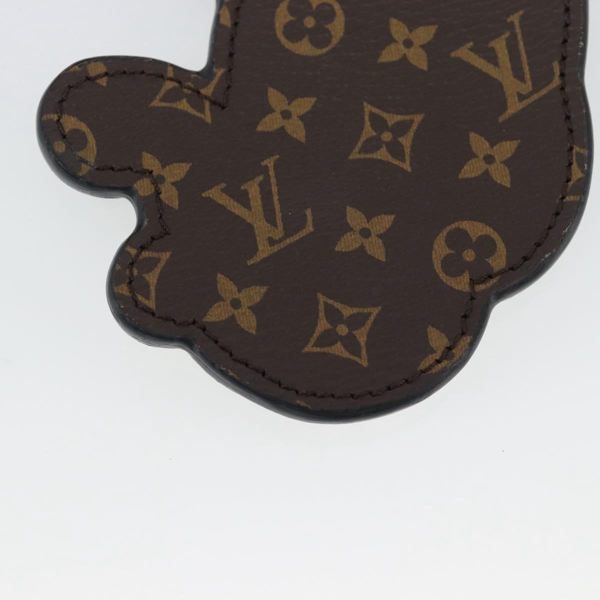 LOUIS VUITTON Monogram LV Cat Charm M01475 LV Auth ARZ470SAM