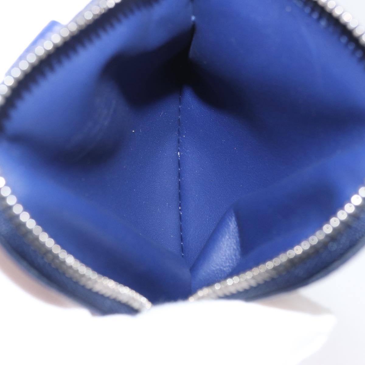 LOUIS VUITTON Monogram Bandana HIGH 5 Pouch White Blue M81410 LV Auth ARZ477SAM