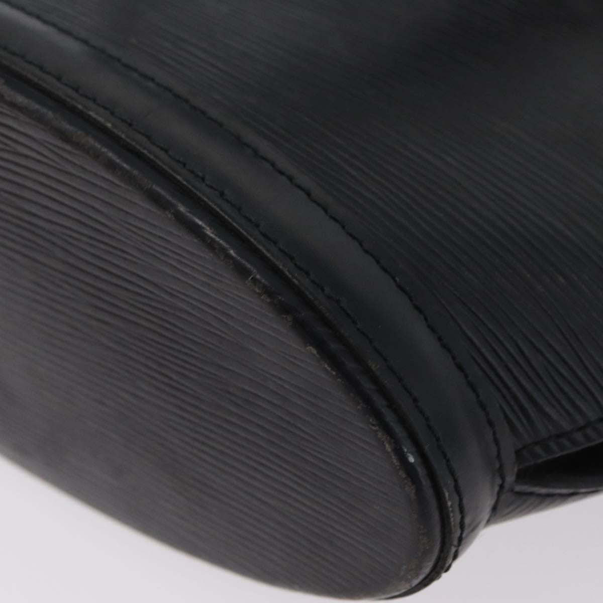 LOUIS VUITTON Epi Saint Jacques Hand Bag Black M52272 LV Auth ARZ500