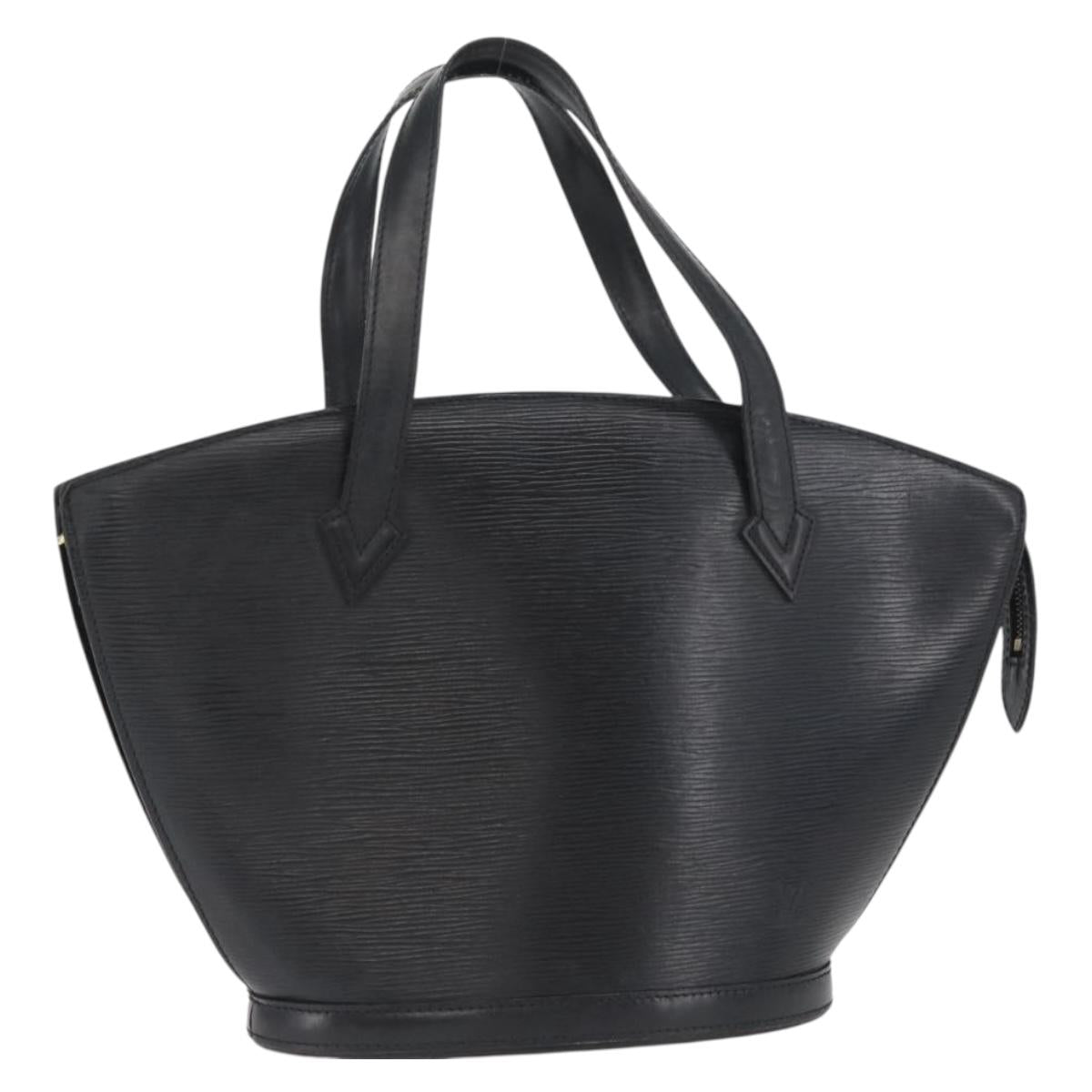 LOUIS VUITTON Epi Saint Jacques Hand Bag Black M52272 LV Auth ARZ500
