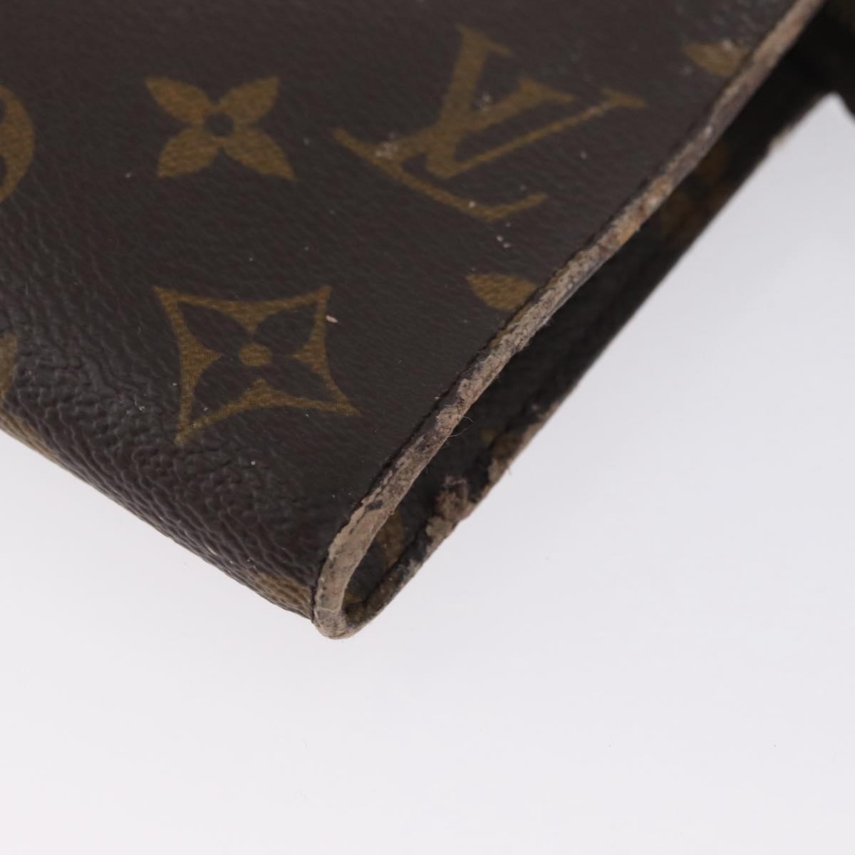 LOUIS VUITTON Monogram Bucket GM Accessory Pouch LV Auth ARZ502