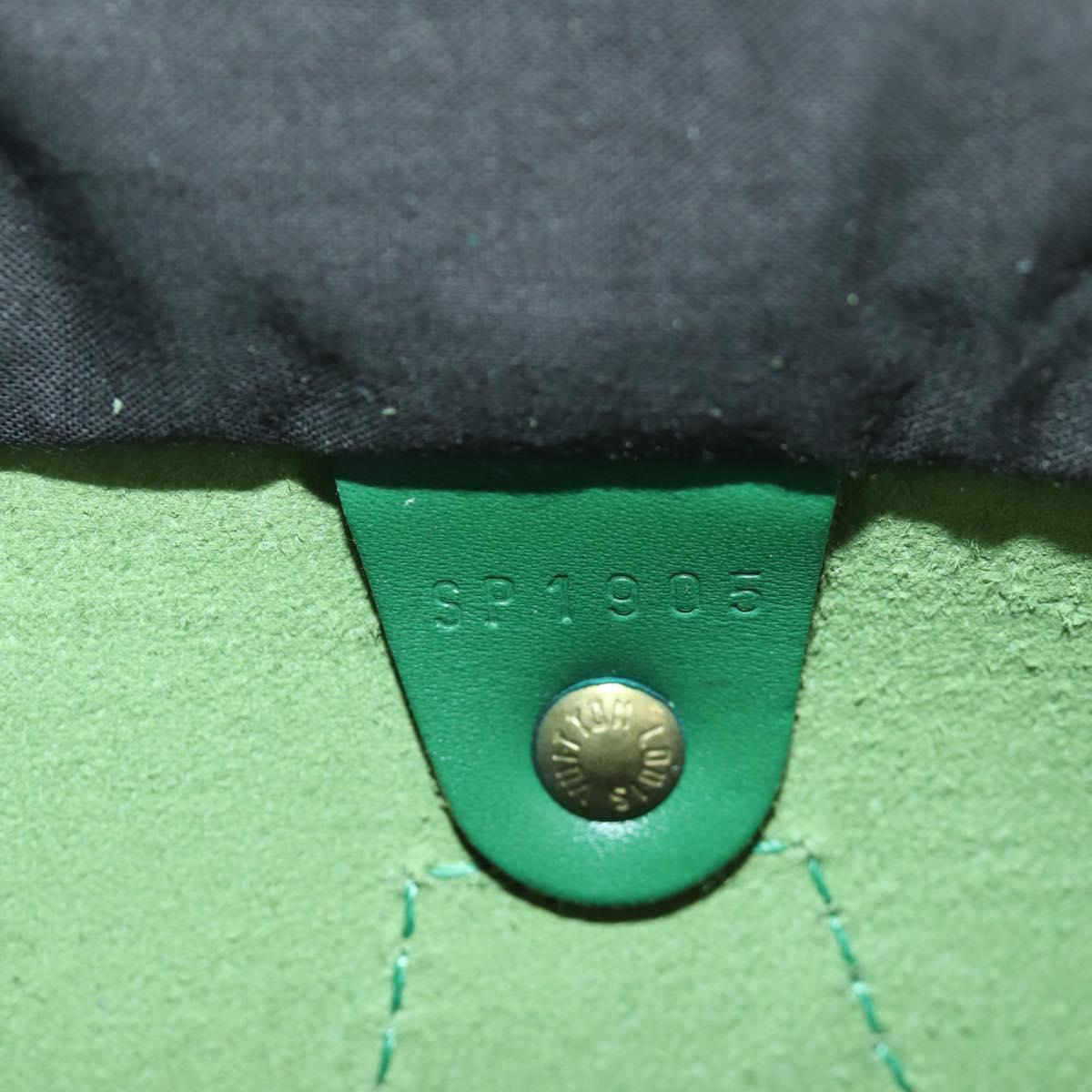 LOUIS VUITTON Epi Speedy 25 Hand Bag Borneo Green M43014 LV Auth ARZ513SAV