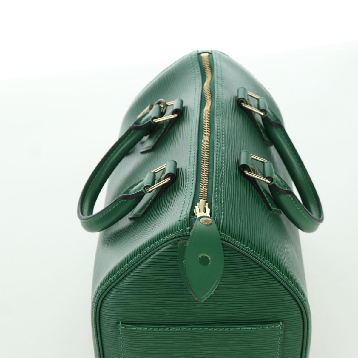 LOUIS VUITTON Epi Speedy 25 Hand Bag Borneo Green M43014 LV Auth ARZ513SAV