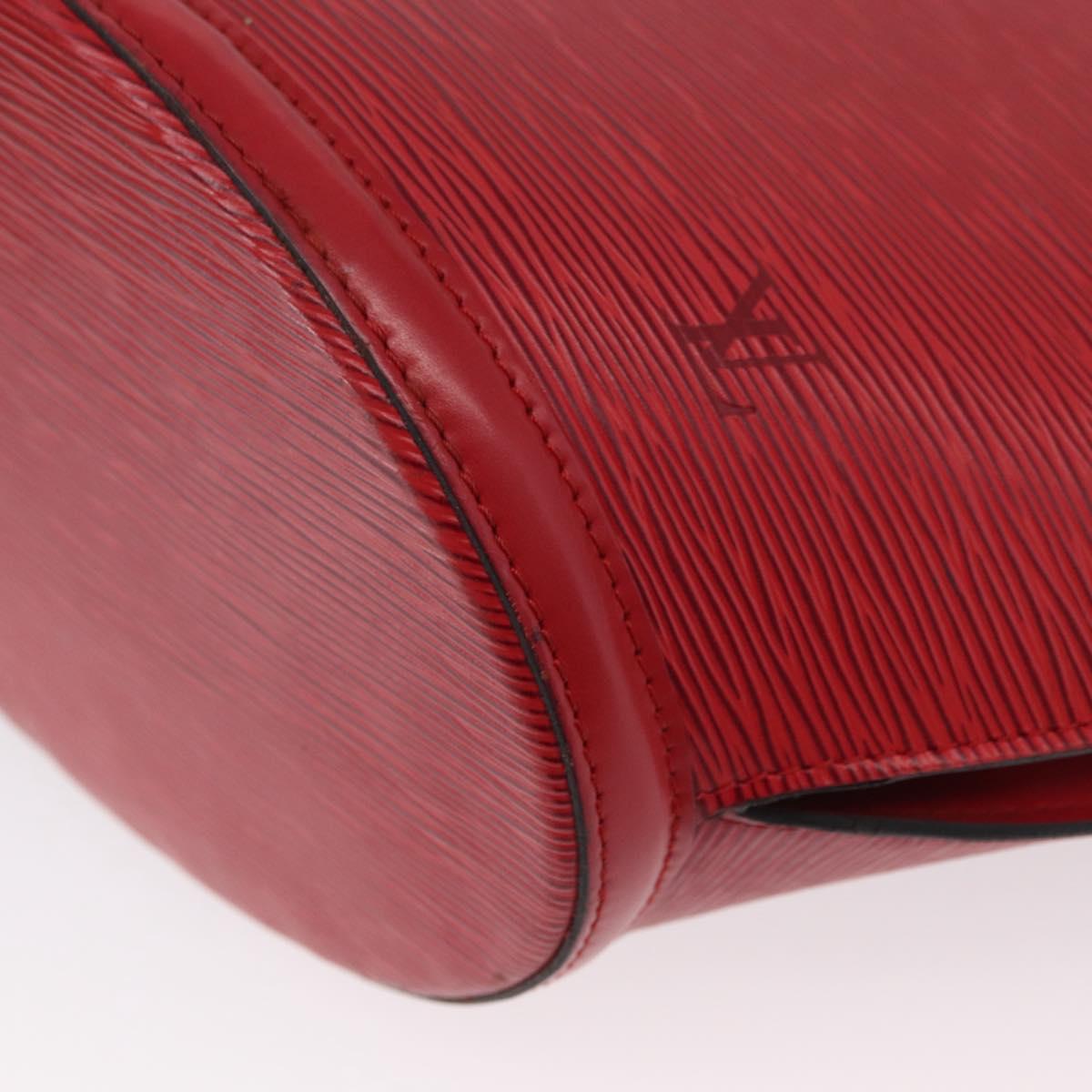 LOUIS VUITTON Epi Saint Jacques Shopping Shoulder Bag Red M52277 LV Auth ARZ515