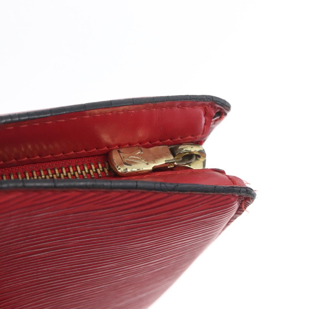 LOUIS VUITTON Epi Saint Jacques Shopping Shoulder Bag Red M52277 LV Auth ARZ515
