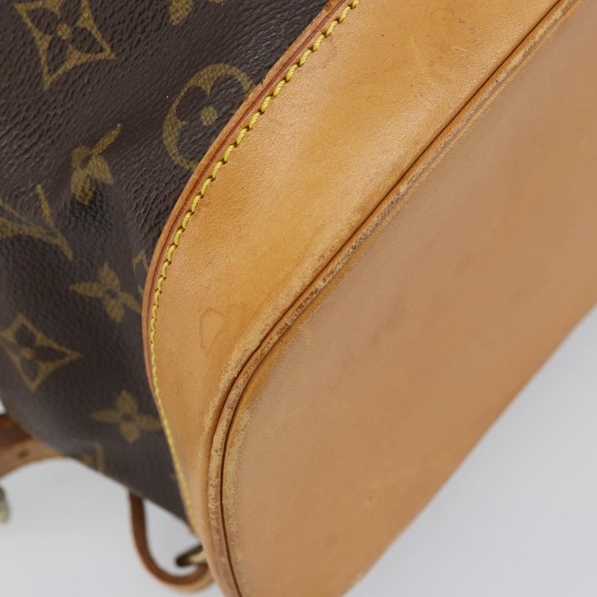 LOUIS VUITTON Monogram Montsouris GM Backpack M51135 LV Auth ARZ520A