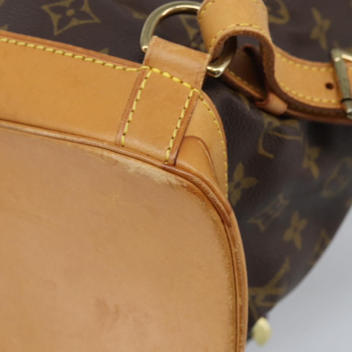 LOUIS VUITTON Monogram Montsouris GM Backpack M51135 LV Auth ARZ520A
