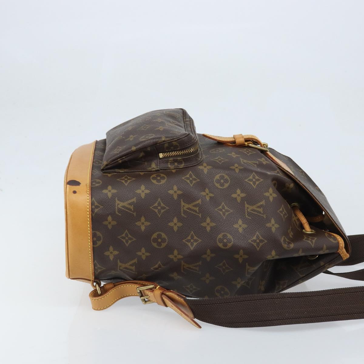 LOUIS VUITTON Monogram Montsouris GM Backpack M51135 LV Auth ARZ520A