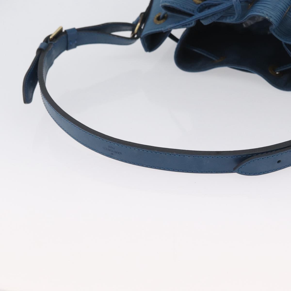 LOUIS VUITTON Epi Petit Noe Shoulder Bag Blue M44105 LV Auth ARZ531