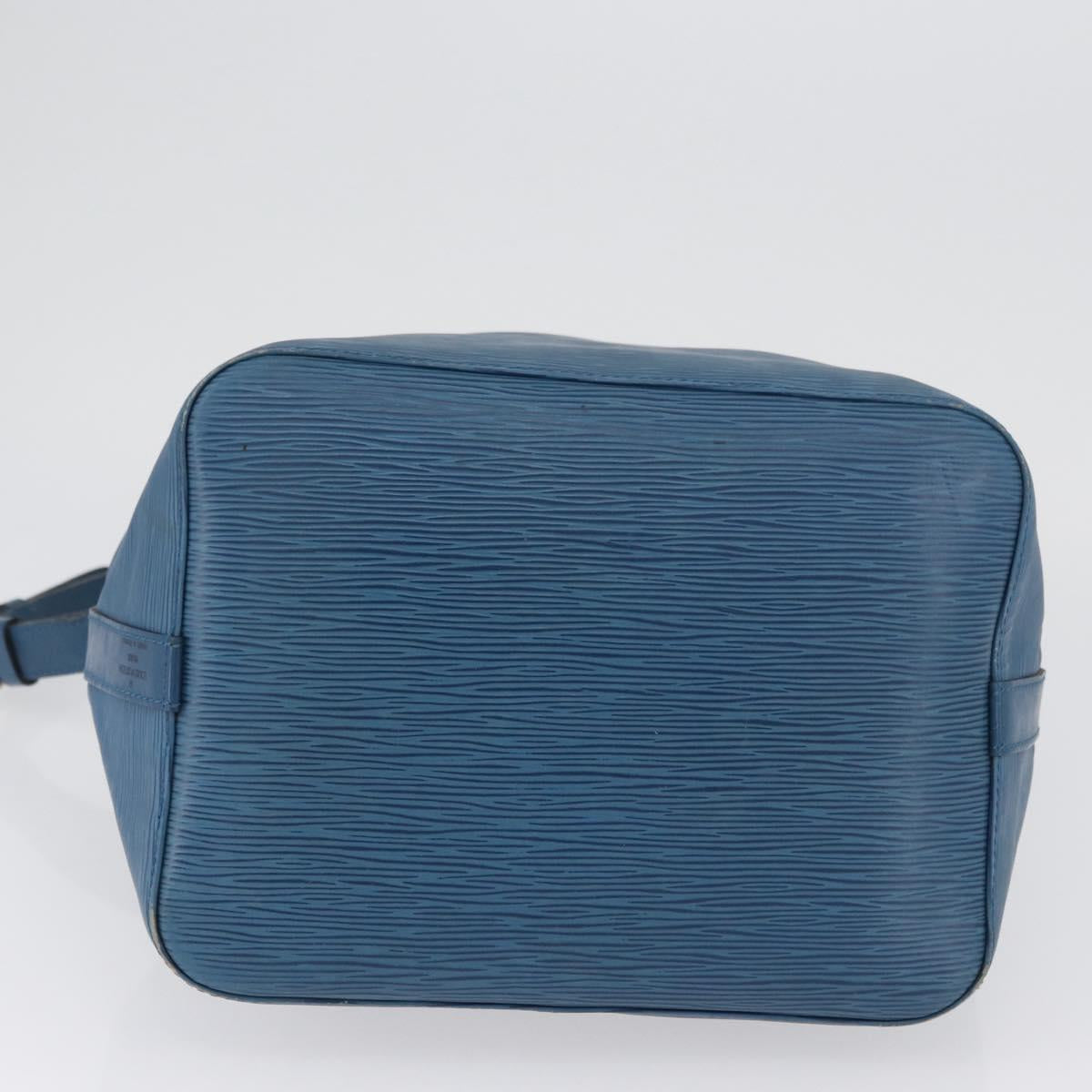 LOUIS VUITTON Epi Petit Noe Shoulder Bag Blue M44105 LV Auth ARZ531