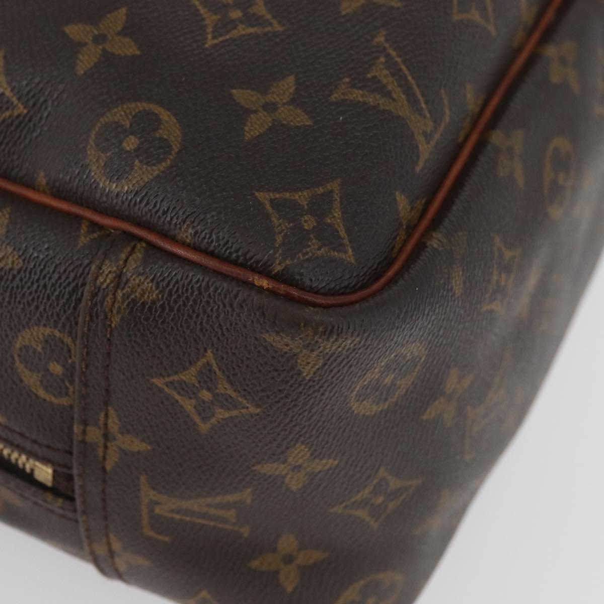 LOUIS VUITTON Monogram Deauville Hand Bag M47270 LV Auth ARZ535