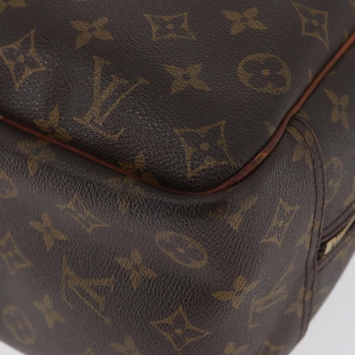 LOUIS VUITTON Monogram Deauville Hand Bag M47270 LV Auth ARZ535
