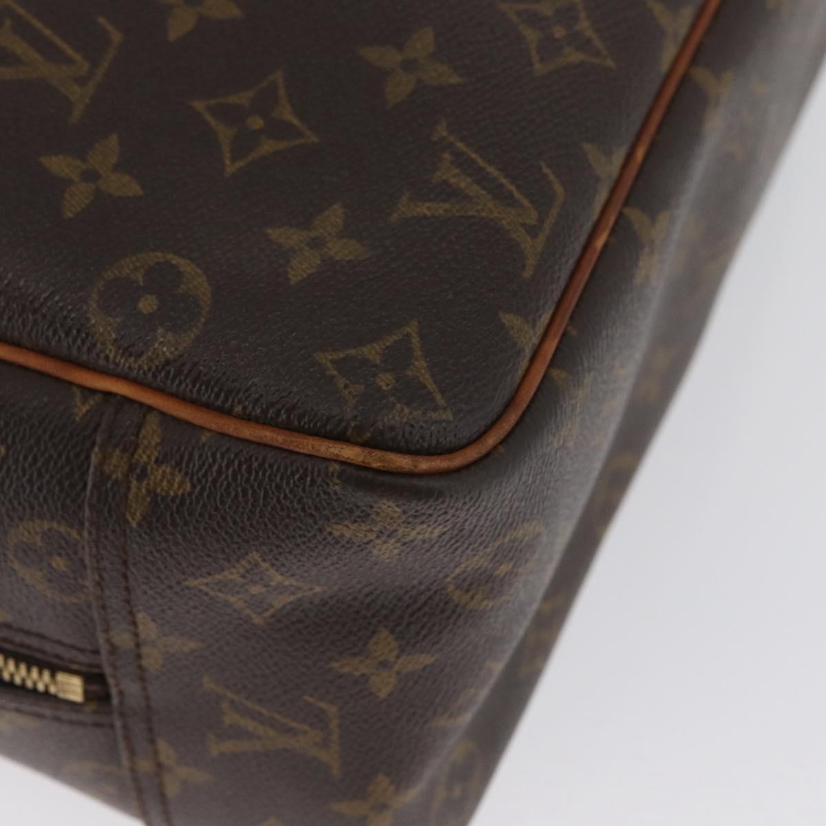 LOUIS VUITTON Monogram Deauville Hand Bag M47270 LV Auth ARZ535