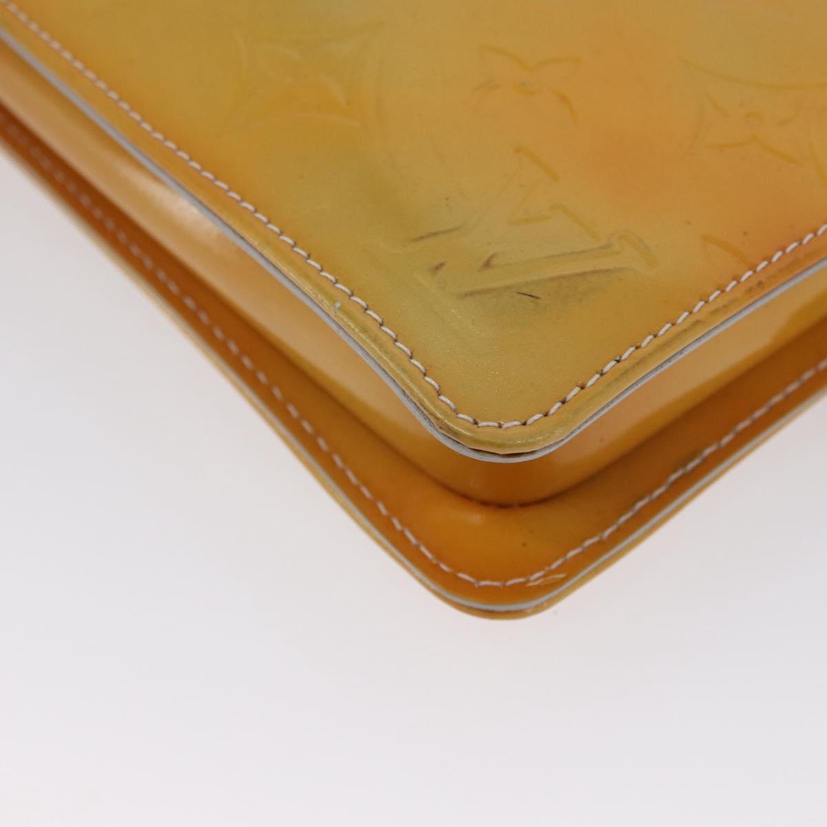 LOUIS VUITTON Monogram Vernis Lexington Pouch Gris M91056 LV Auth ARZ536