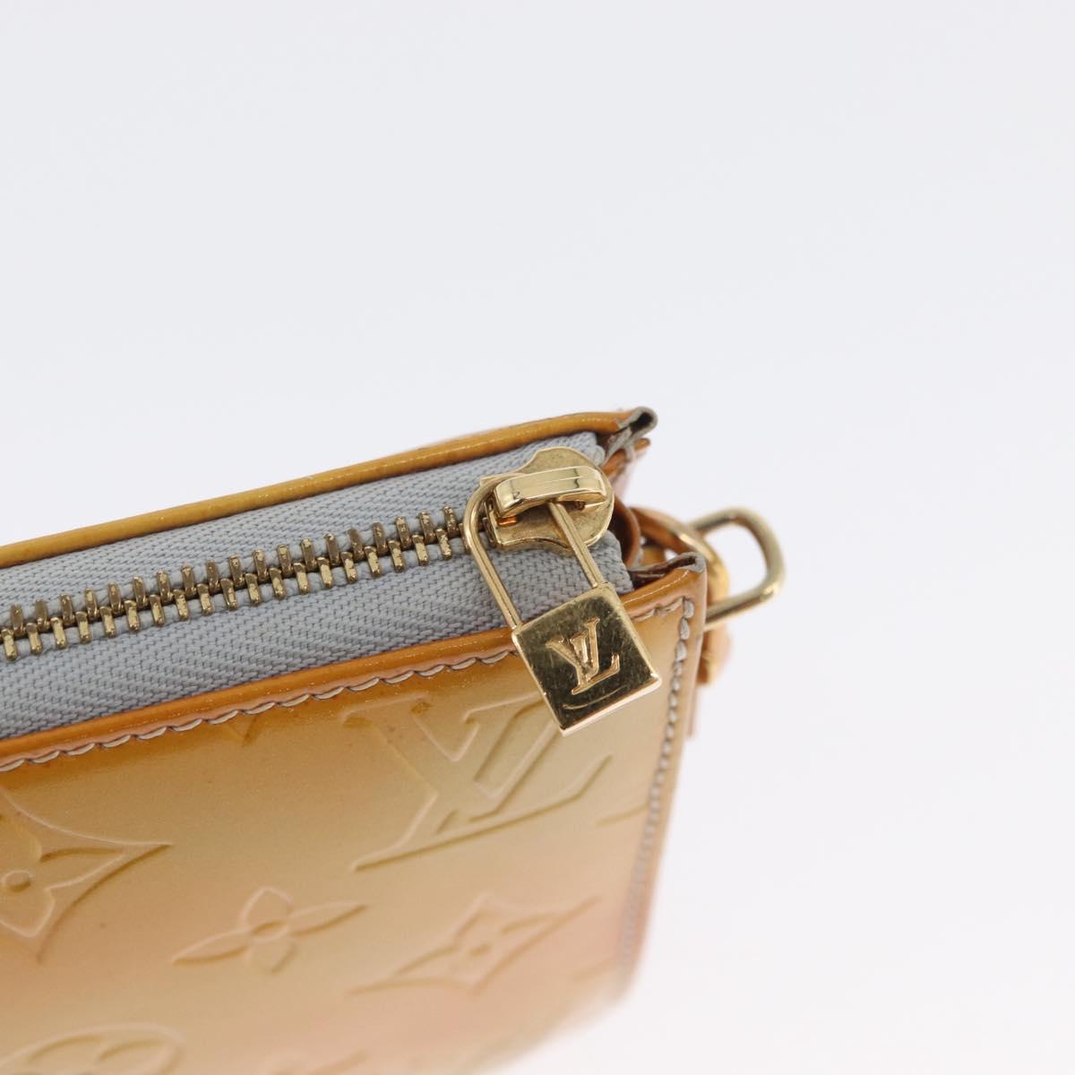 LOUIS VUITTON Monogram Vernis Lexington Pouch Gris M91056 LV Auth ARZ536