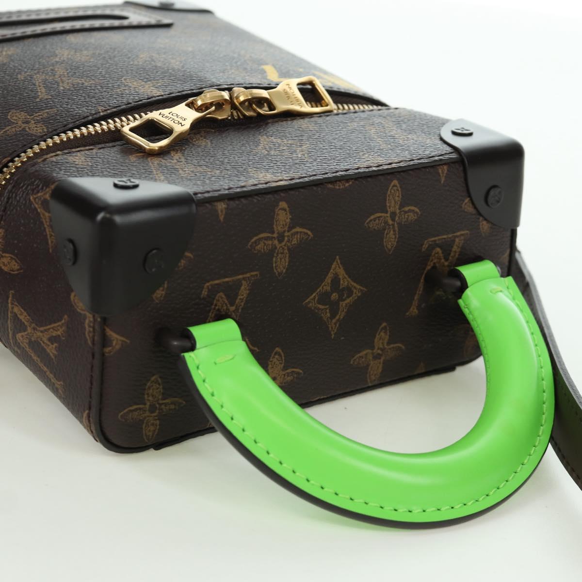 LOUIS VUITTON Monogram Vertical Box Trunk Shoulder Bag M59664 LV Auth ARZ543SAM