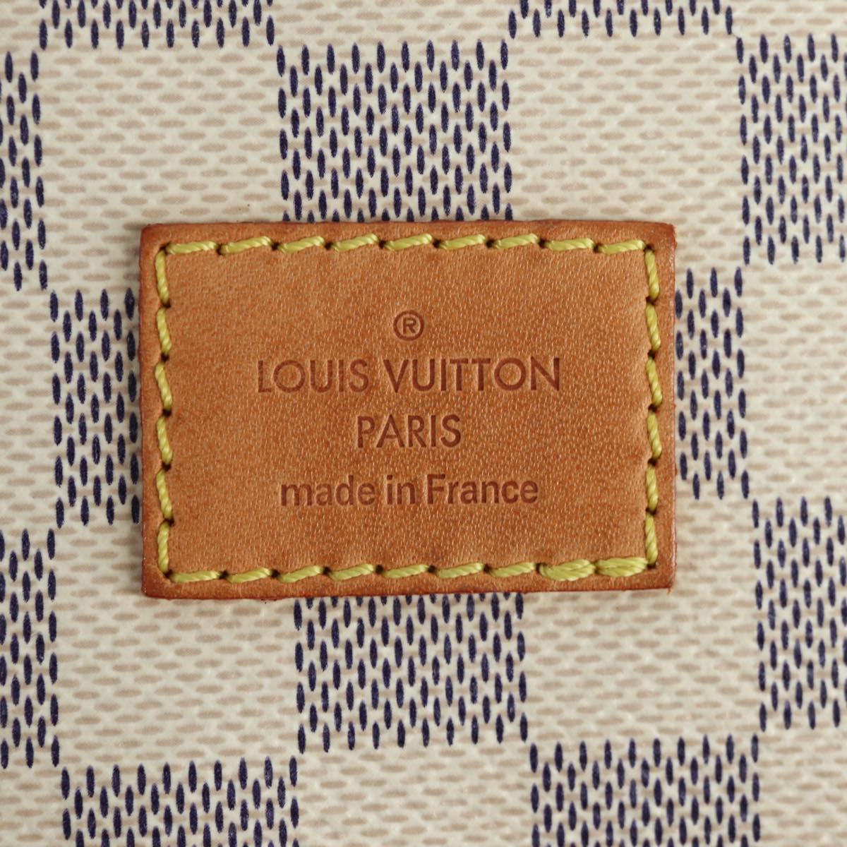 LOUIS VUITTON Damier Azur Saumur 30 Shoulder Bag SPO N48202 LV Auth ARZ546V