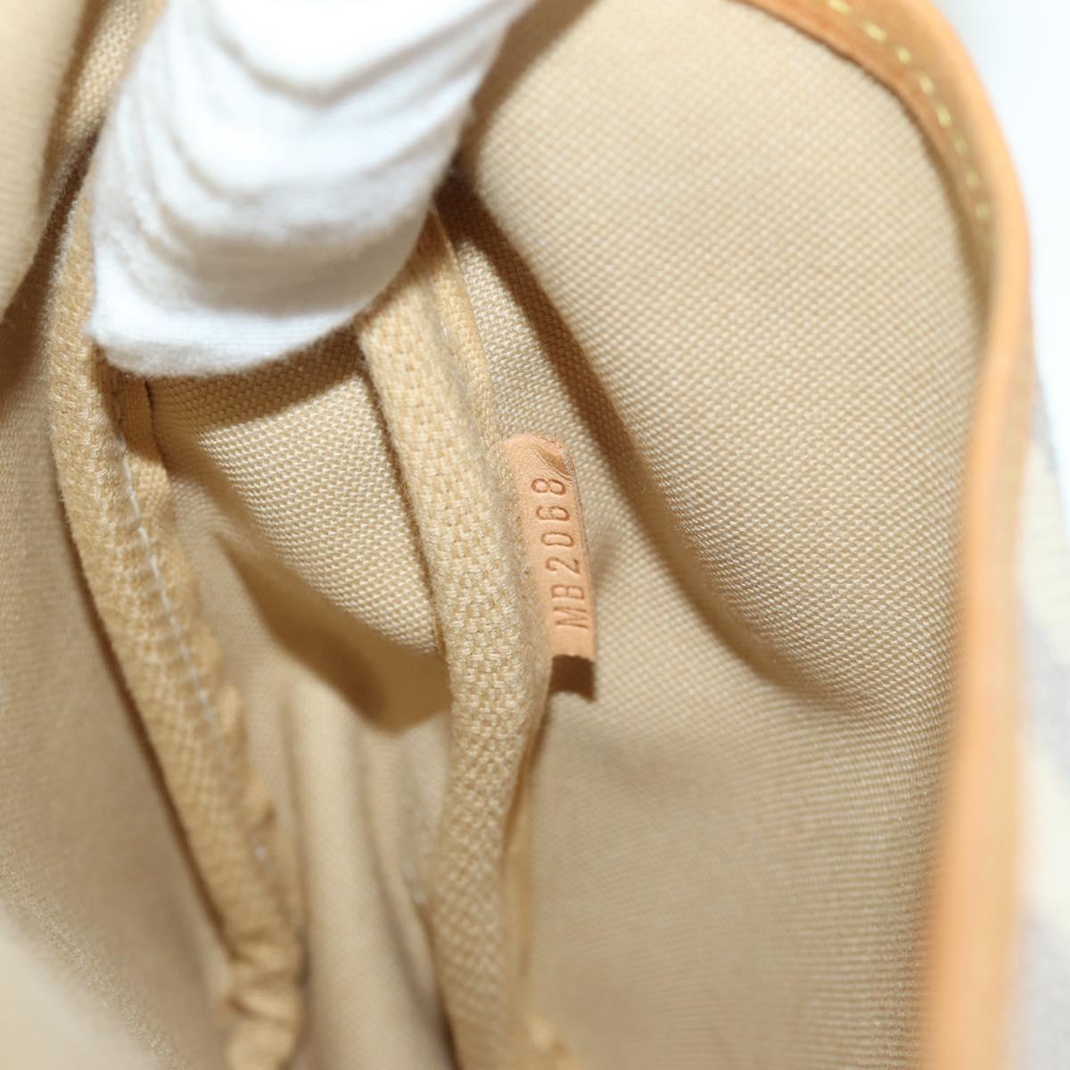 LOUIS VUITTON Damier Azur Saumur 30 Shoulder Bag SPO N48202 LV Auth ARZ546V