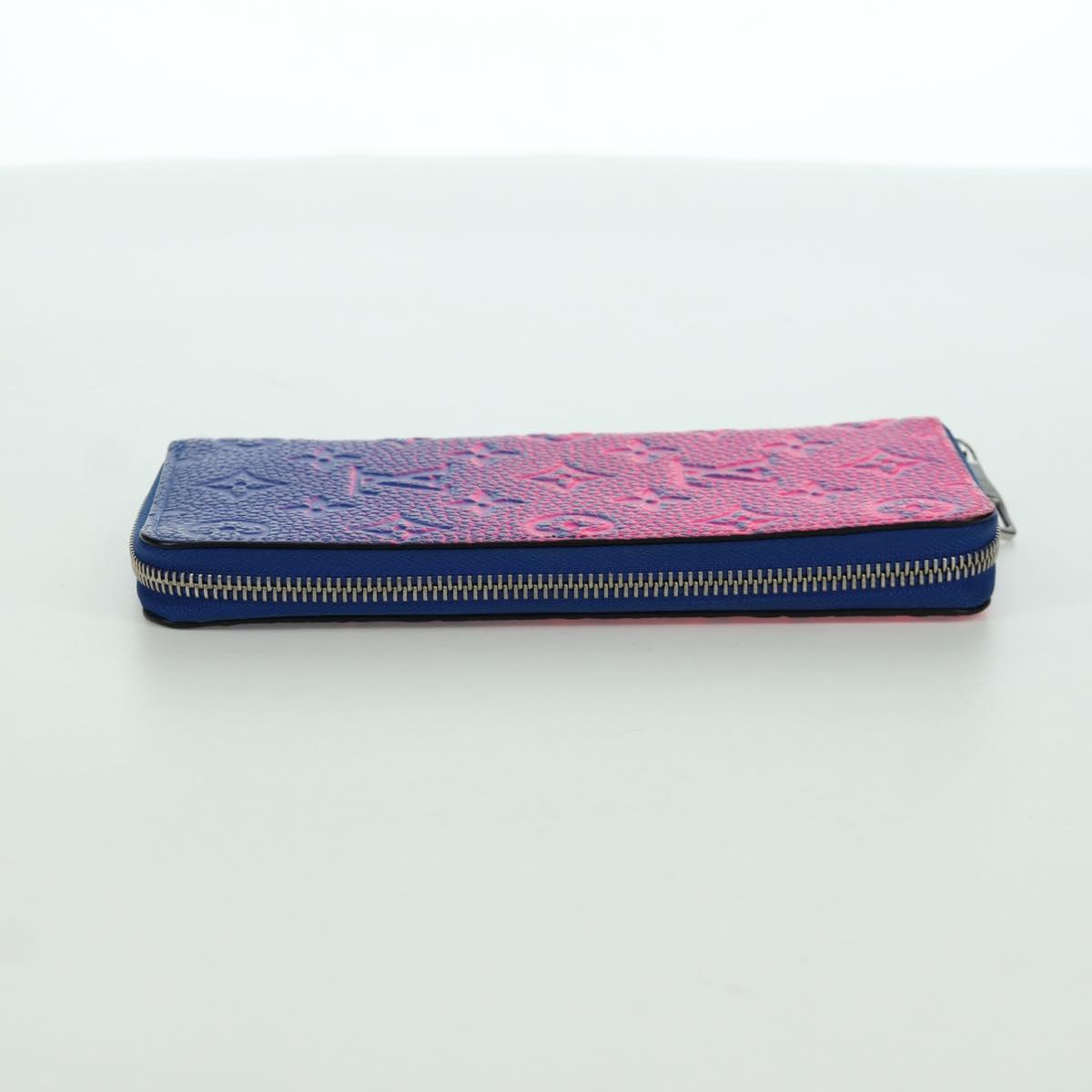 LOUIS VUITTON Taurillon Illusion Zippy Wallet Vertical M81243 LV Auth ARZ552SAM