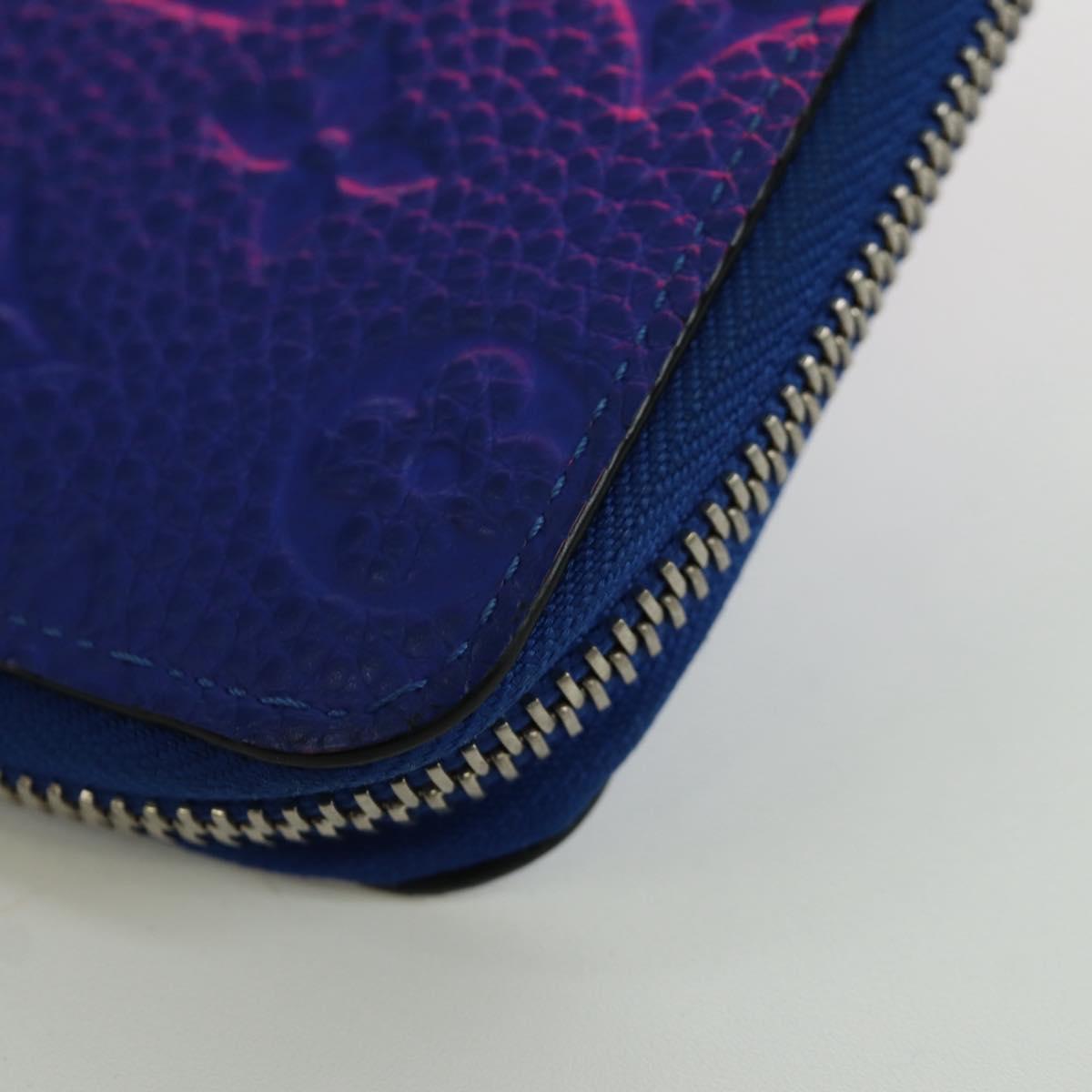 LOUIS VUITTON Taurillon Illusion Zippy Wallet Vertical M81243 LV Auth ARZ552SAM