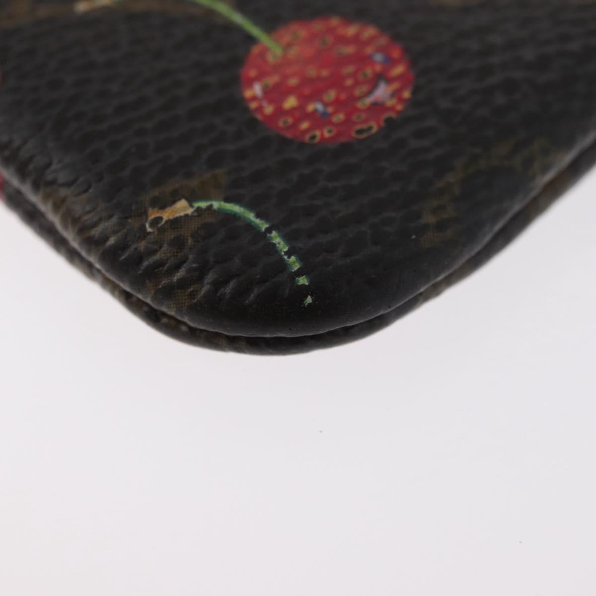 LOUIS VUITTON Monogram Cherry Pochette Cles Coin Purse M95042 LV Auth ARZ554