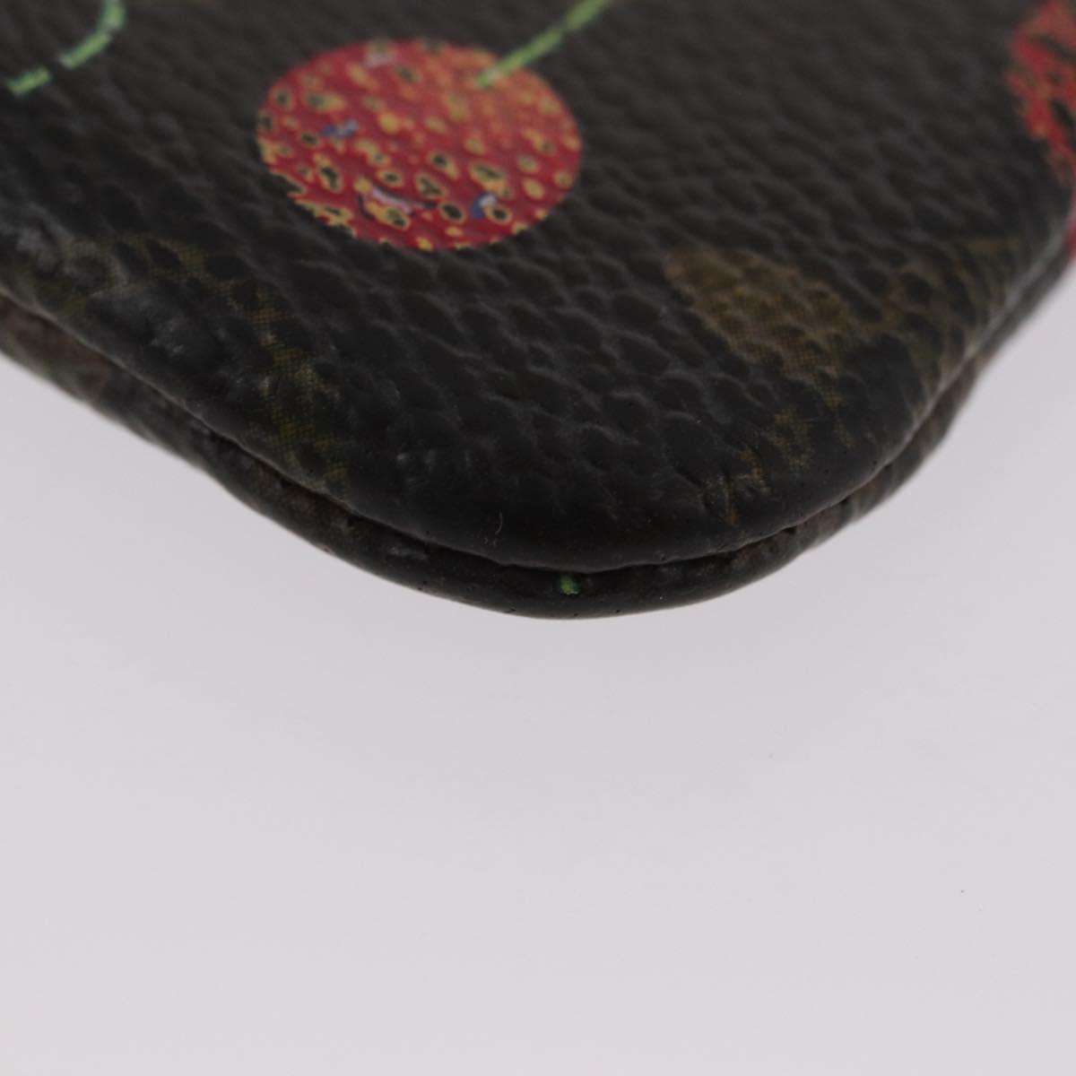 LOUIS VUITTON Monogram Cherry Pochette Cles Coin Purse M95042 LV Auth ARZ554