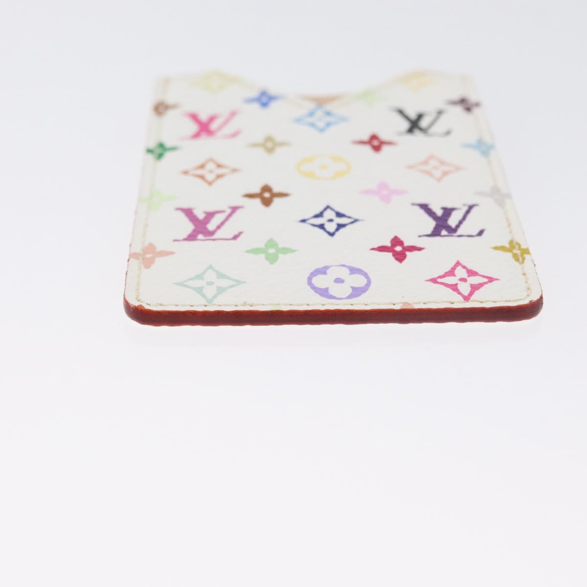 LOUIS VUITTON Monogram Multicolor Etui Miroir White M92651 LV Auth ARZ558