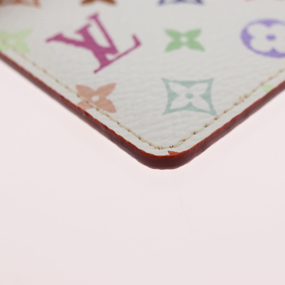 LOUIS VUITTON Monogram Multicolor Etui Miroir White M92651 LV Auth ARZ558