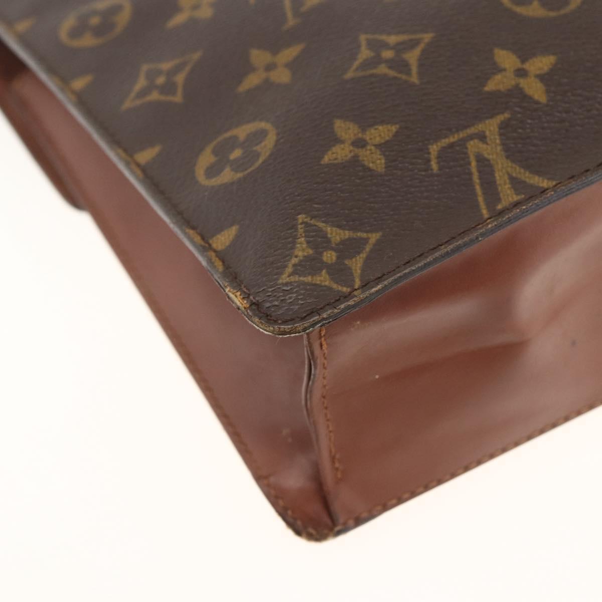 LOUIS VUITTON Monogram Monceau 28 Hand Bag 2way M51185 LV Auth ARZ613