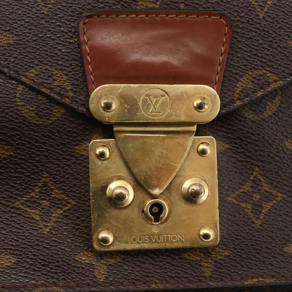 LOUIS VUITTON Monogram Monceau 28 Hand Bag 2way M51185 LV Auth ARZ613