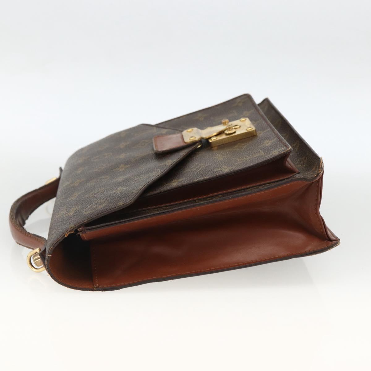 LOUIS VUITTON Monogram Monceau 28 Hand Bag 2way M51185 LV Auth ARZ613