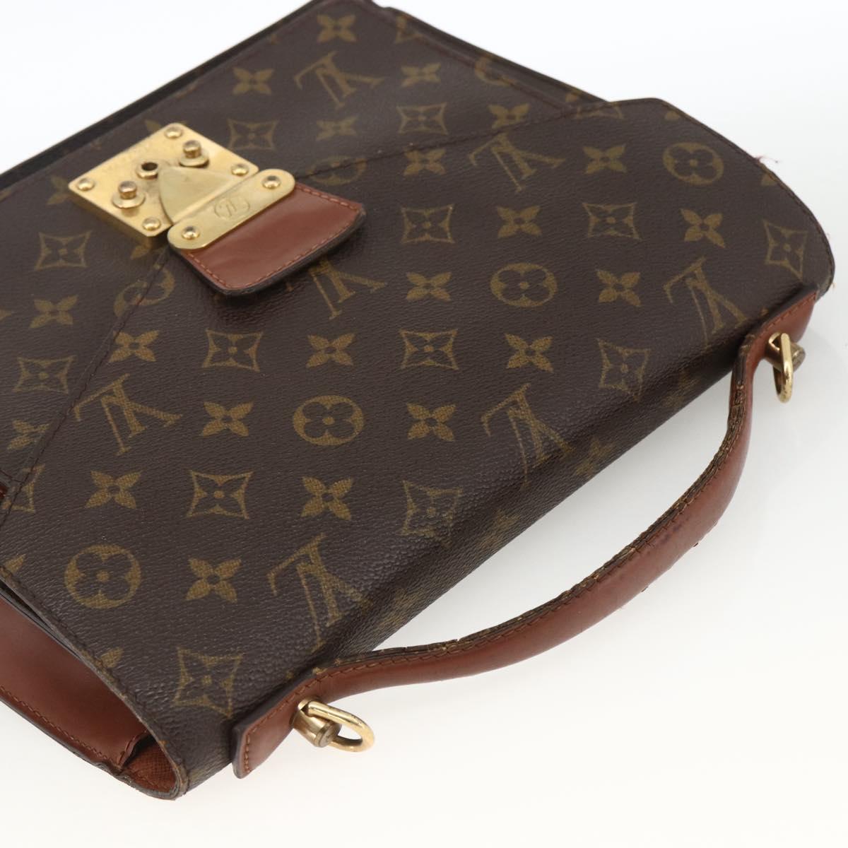 LOUIS VUITTON Monogram Monceau 28 Hand Bag 2way M51185 LV Auth ARZ613