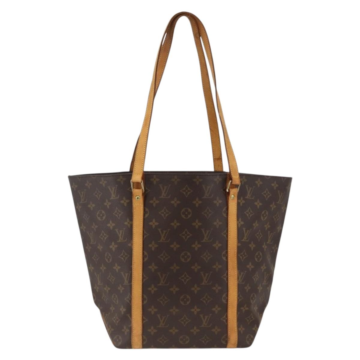 LOUIS VUITTON Monogram Sac Shopping Tote Bag M51108 LV Auth ARZ632