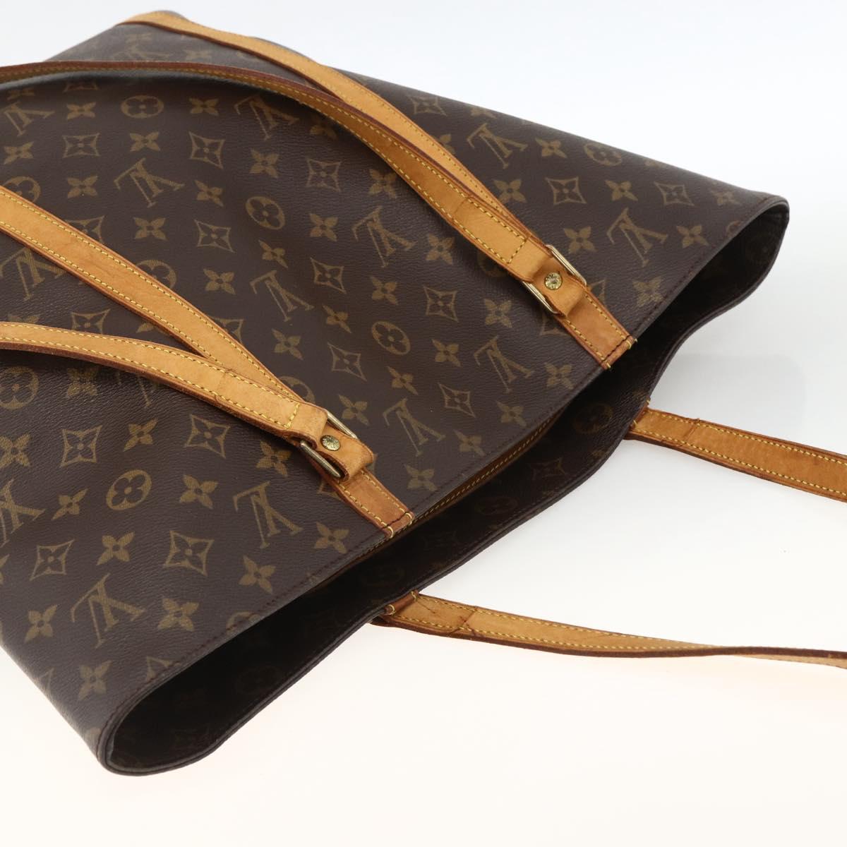 LOUIS VUITTON Monogram Sac Shopping Tote Bag M51108 LV Auth ARZ632