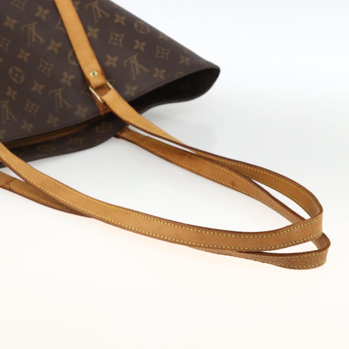 LOUIS VUITTON Monogram Sac Shopping Tote Bag M51108 LV Auth ARZ632