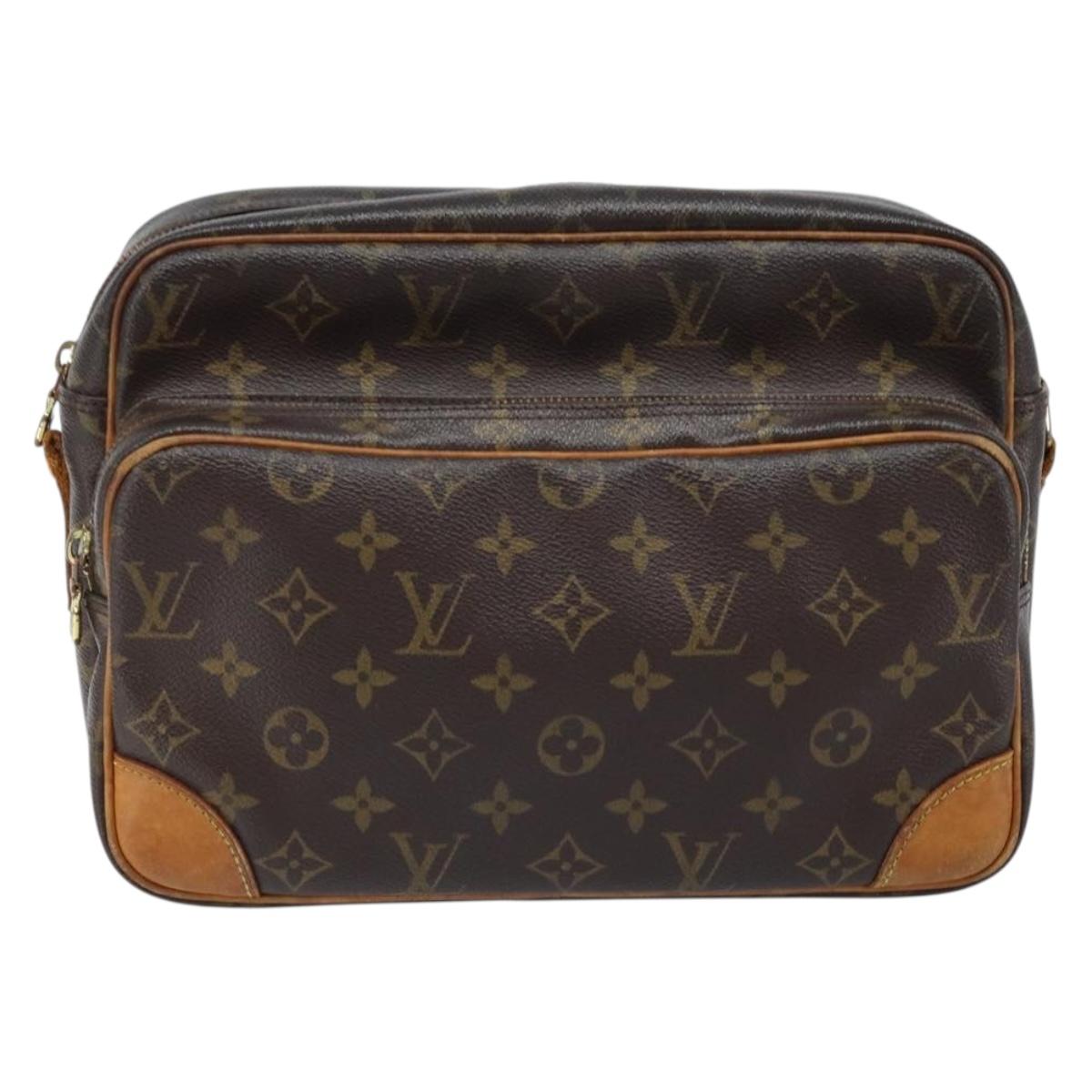 LOUIS VUITTON Monogram Nile Shoulder Bag M45244 LV Auth ARZ635
