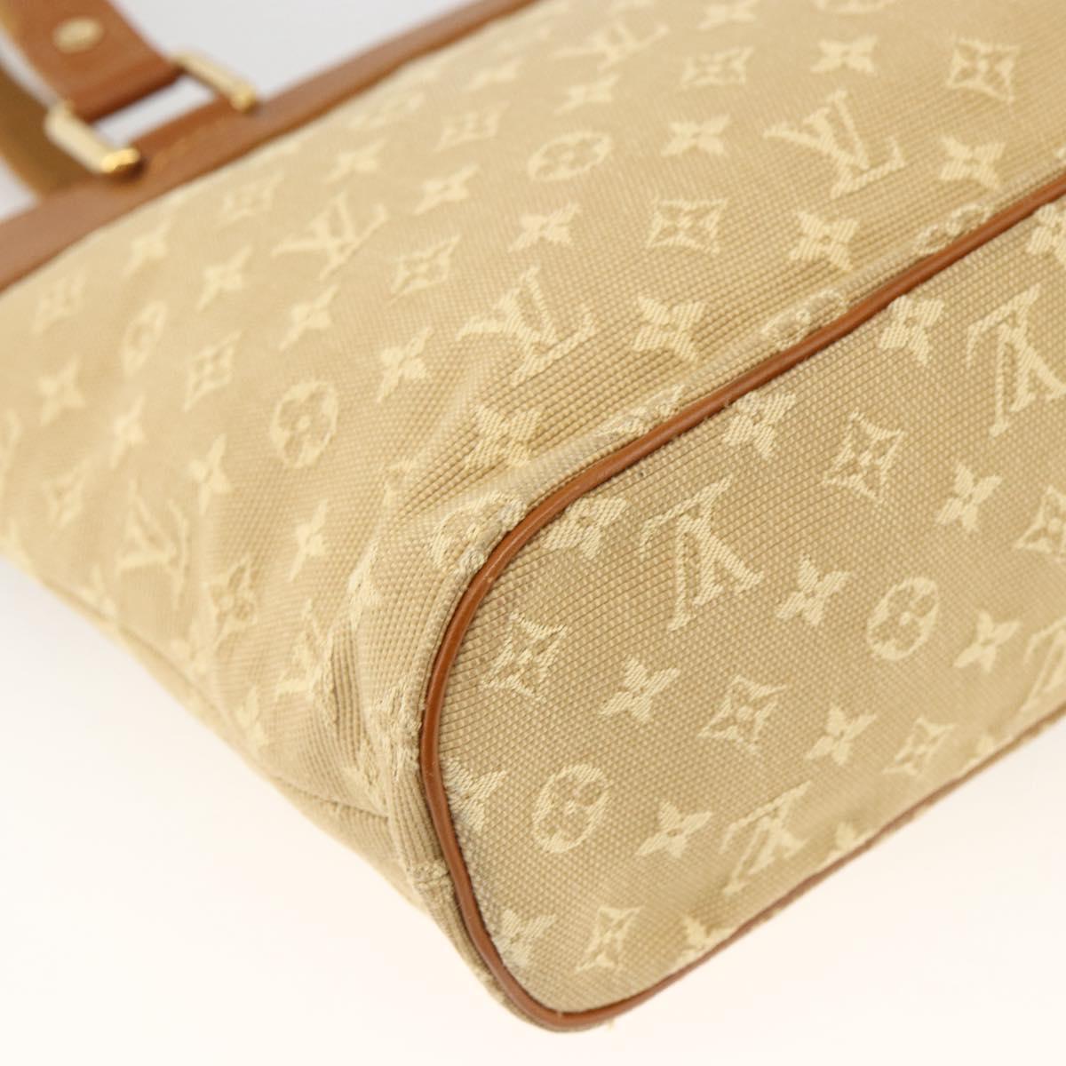 LOUIS VUITTON Monogram Mini Lucille PM Hand Bag Beige M92684 LV Auth ARZ644A